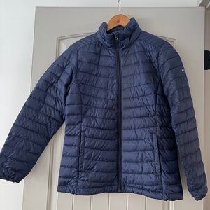 Columbia Women’s Navy Blue Quilted Puffer Hiking Jacket - Women’s Size Small